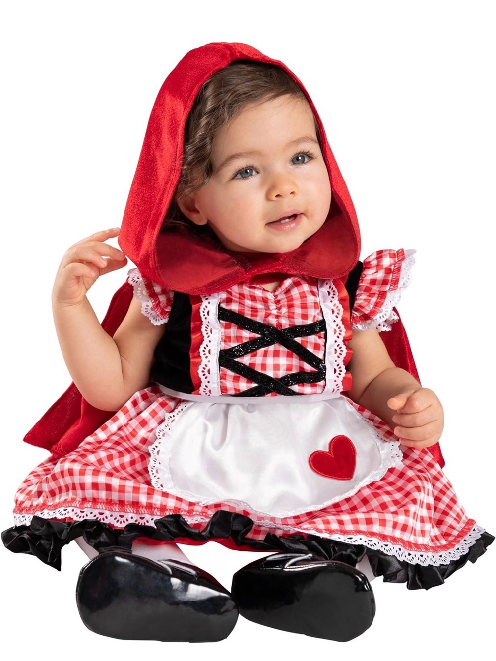 Spirit Halloween Baby Lil’ Red Riding Hood Costume. Size 0-6 Months. No hood.